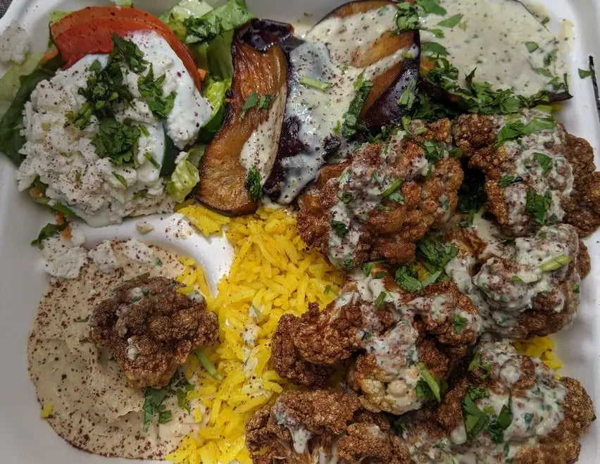 Cauliflower Eggplant Plate