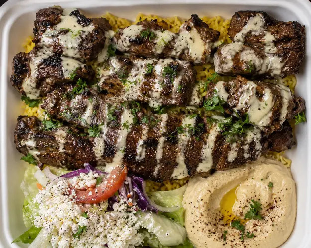 Lamb and Beef Shawarma Plate